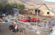 آتش گرفتن چادر زلزله زدگان در خوی!