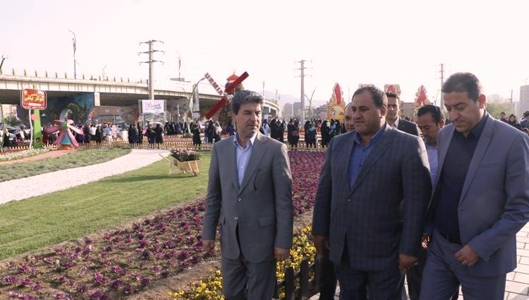 آغاز نهمین جشنواره گل‌ها در ارومیه + تصاویر