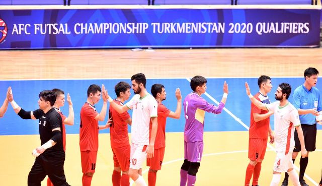 گزارش تصویری دیدار تیم های ملی فوتسال ایران - قرقیزستان در ارومیه