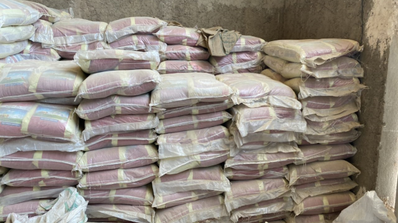 کشف ۲۴ تن برنج احتکار شده در پیرانشهر