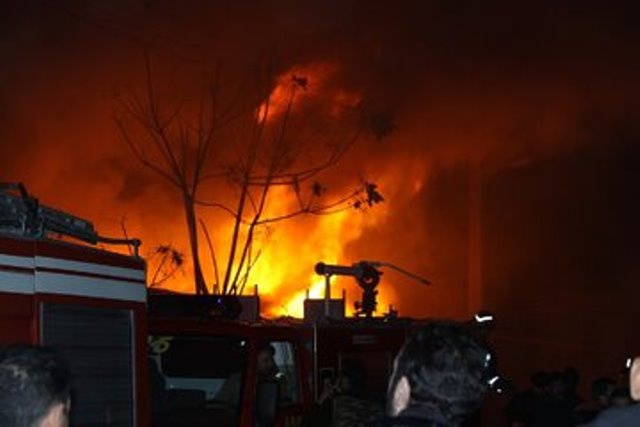 ۳۰ میلیارد تومان خسارت اولیه حادثه آتش سوزی بازارچه مهاباد