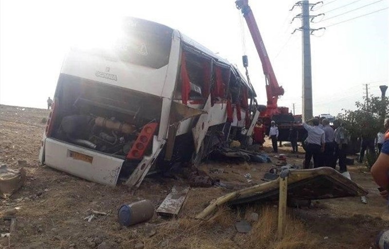 در حادثه اتوبوس خبرنگاران، راننده ۵۰ درصد مقصر شناخته شد