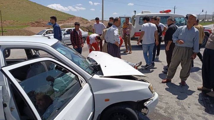 ٨ مصدوم و یک کشته در کمتر از ٢٤ ساعت در جاده های آذربایجان غربی